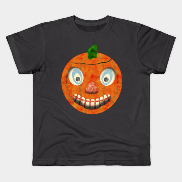 Vintage German Halloween Pumpkin Kids T-Shirt