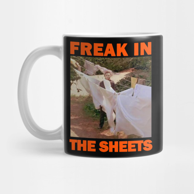 Michael Myers Freak In The Sheets Pumpkin Horror T-Shirts Mug