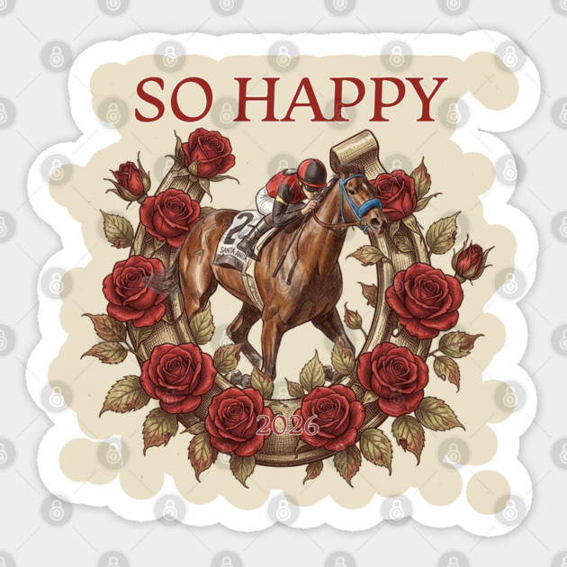 So Happy - 2026 Kentucky Derby Contender design Sticker