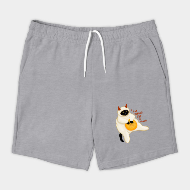 I lub Debiled Egg cat Shorts