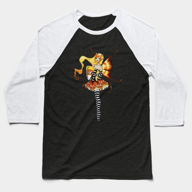 Candy Corn Fairy Baseball T-Shirt