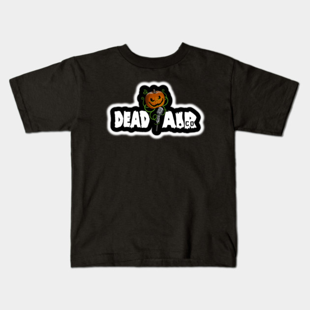 Dead Air logo Pumpkinhead Color horizontal Kids T-Shirt