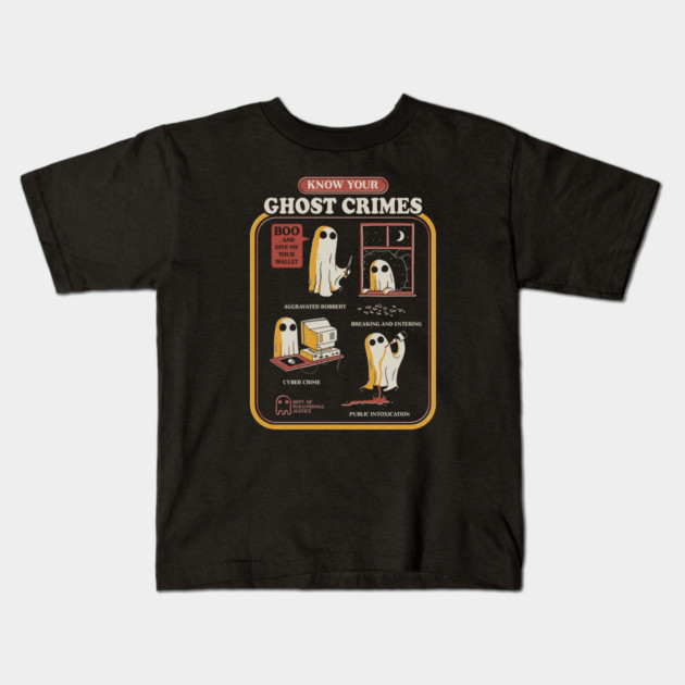 Ghost Crimes Kids T-Shirt