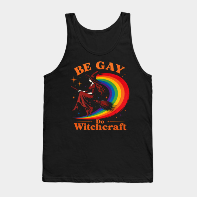 Be Gay Do Witchcraft Rainbow Witch Tank Top