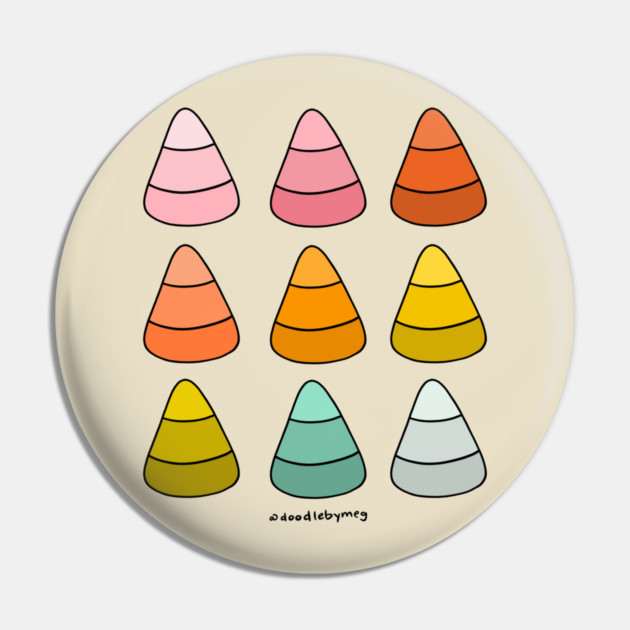 Rainbow Candy Corn Pin