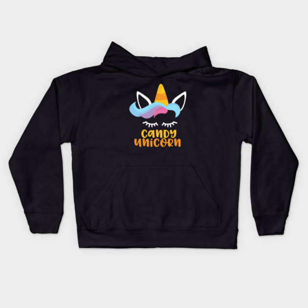 Candy Unicorn Halloween Kids Hoodie