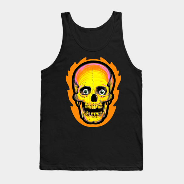 Vintage style Halloween Skull Tank Top