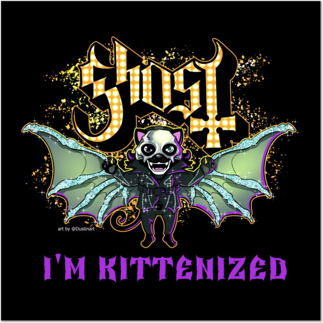 Ghost Kittenized Skeleta Posters and Art Prints